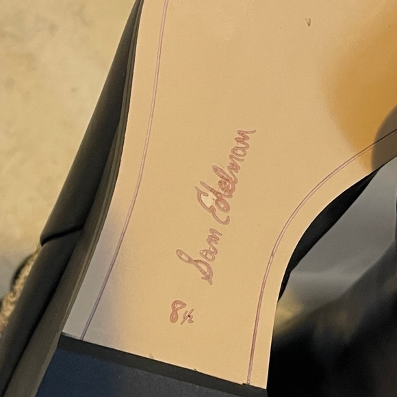 New Sam Edelman Weslie buckle wedge boot size 8.5 - Picture 3 of 4